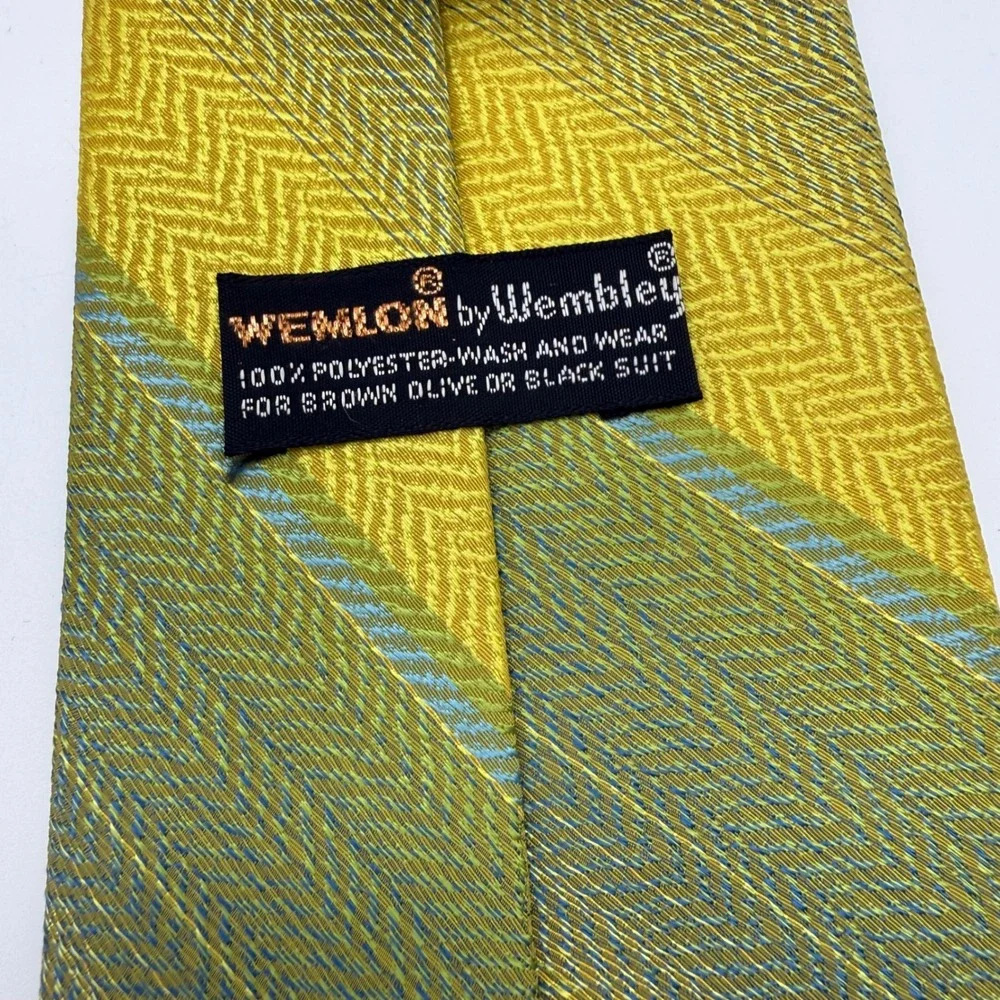 Vintage 60s/70s -Men's Necktie Lot of 3 Wembley JCPenney Wide Retro Ties